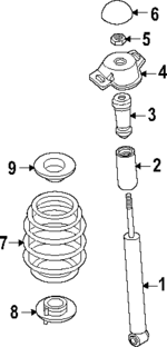 85E511115BJ - : Spring for Audi: Q6 e-tron Image