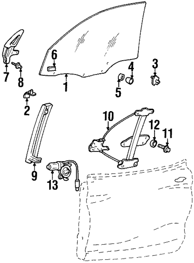 8246027000 - : Window Motor for Hyundai Image