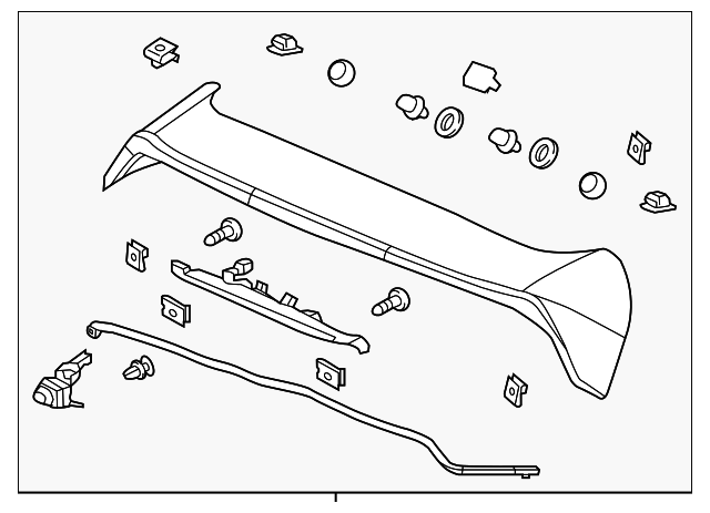 74900-TZ5-A01ZN - 2019-2020 Acura MDX - Garnish Assembly