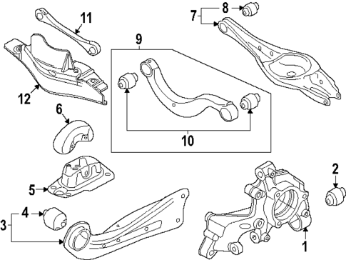 Rear Suspension for 2022 Audi RS3 #1