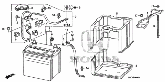 Battery for 2007 Honda Civic #0