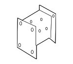 647201H010 - Body: Rail End for Hyundai: Elantra Image