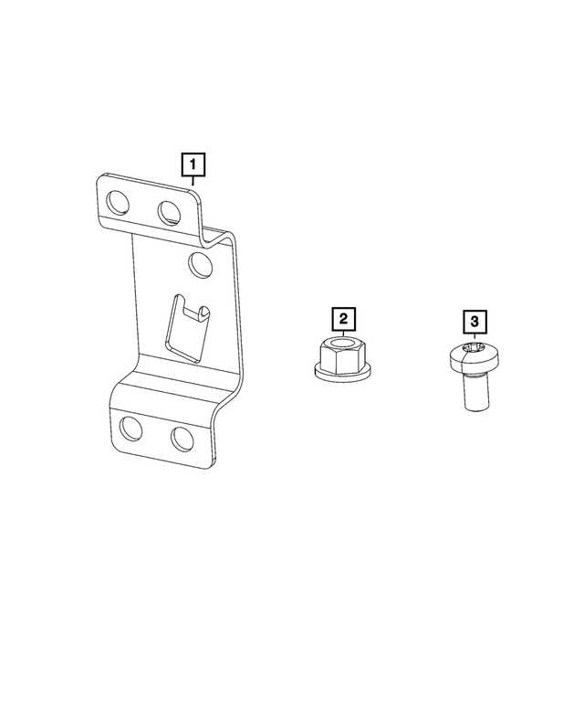 5148104AA - Electrical: Engine Wiring Bracket for Mopar Image image