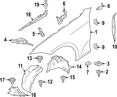 Fender & Components for 2023 BMW 330i #0