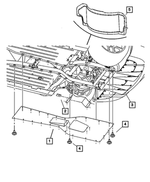 152493 - Body Sheet Metal Except Doors: Nut for Mopar Image