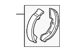 MN150574 - Brakes: Brake Shoes for Mitsubishi: Endeavor Image