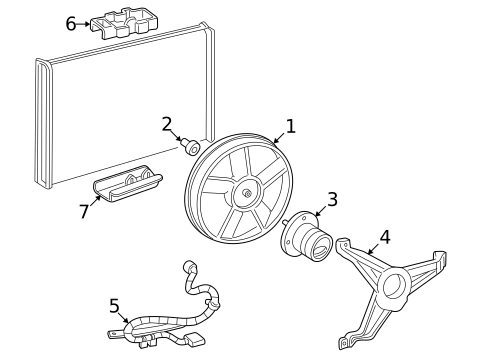 Cooling Fan, Clutch & Motor for 1998 Buick Century #0