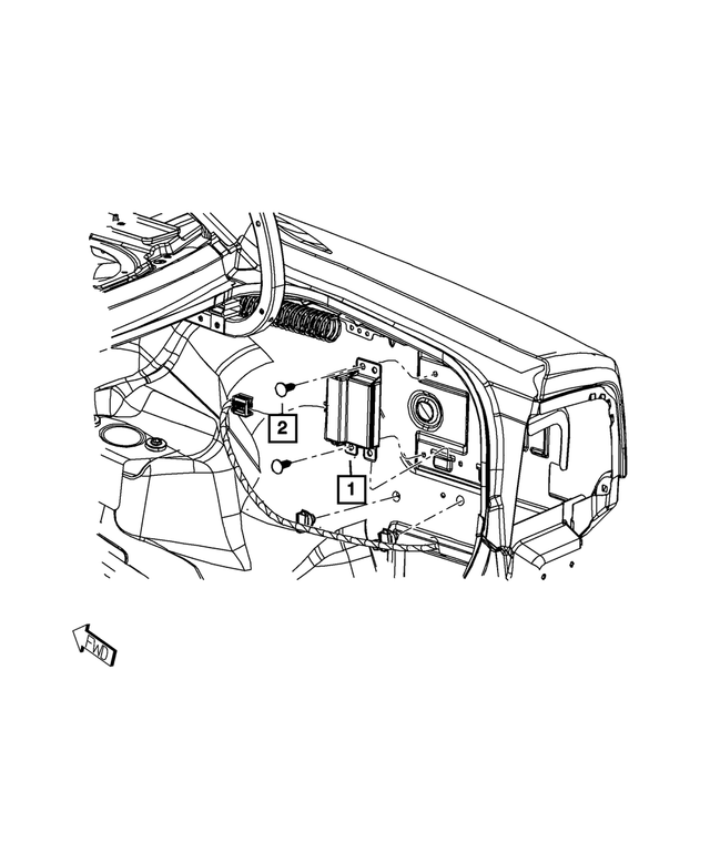 68157152AD - Electrical: Blind Spot Detection Module for Mopar Image