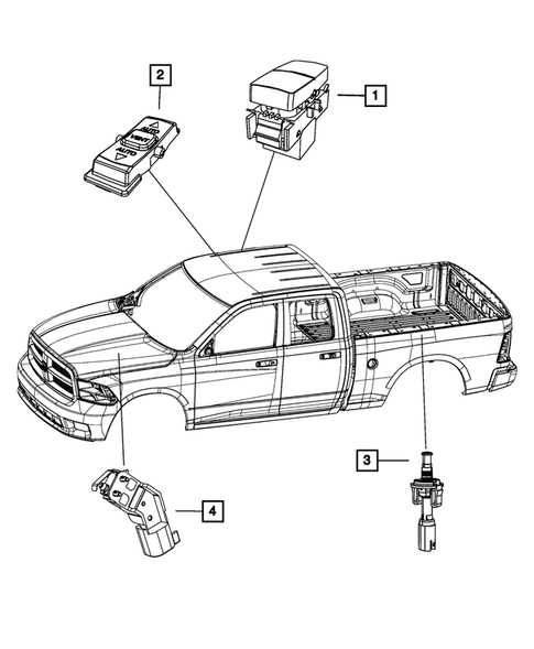 Switches for 2017 Ram 2500 #5