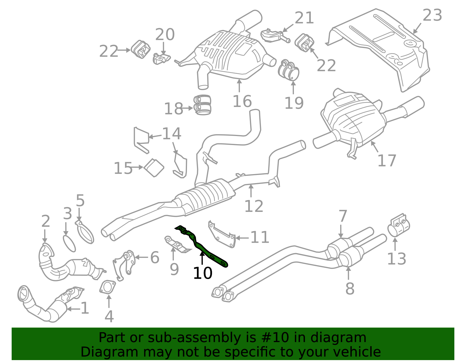 18-20-7-553-604 - Converter & Pipe Support Bracket 2007-2013 BMW | BMW ...