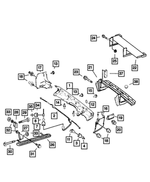 68011377AA - : Sliding Door Left Wire Track, Left for Mopar Image