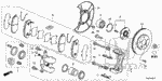 45022TX4305 - Chassis: PAD SET, FR. for Honda Image