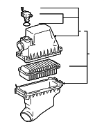 1770021050 - : 2003-2005 Toyota - Air Cleaner Assembly for Scion: xA, xB | Toyota: Echo Image