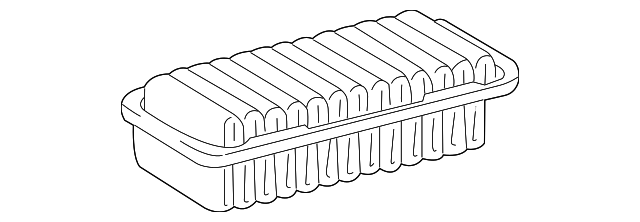 VIGOR Engine Air Filter - Fits Scion XA XB, Toyota Echo 1.5L (Replaces 17801-21030, CA9115, A15363)