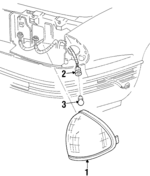 16518031 - Electrical: Cornering Lamp for Oldsmobile: 98, Regency Image