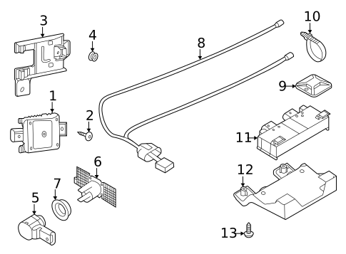 Electrical Components for 2022 Volkswagen Passat #0