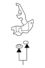 5341035060 - Body: Hinge for Lexus: GX470 Image