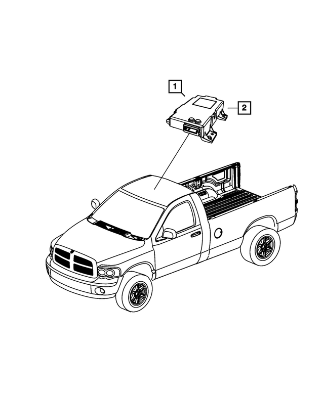 68105821AB - Electrical: Compass Module for Mopar Image image