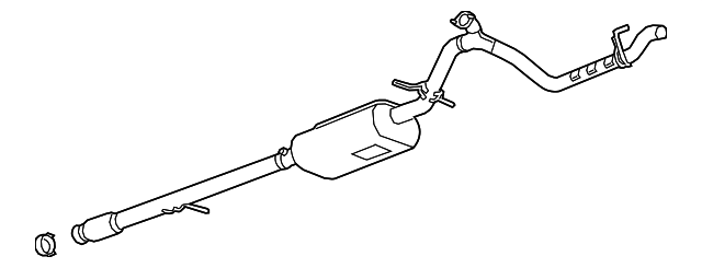 とわページ 2022-2023 Chevrolet Silverado 1500 Muffler & Pipe 85537498