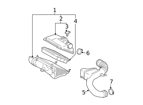 Air Intake for 2009 Toyota 4Runner #0