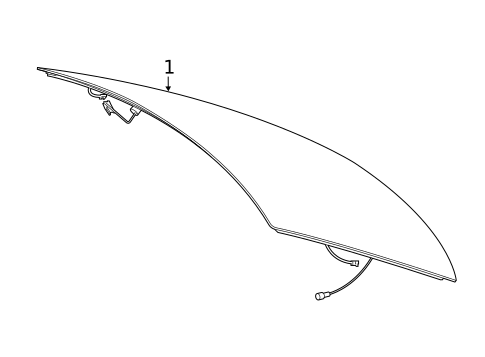 Glass & Hardware - Back for 2022 Mercedes-Benz CLA35 AMG #0