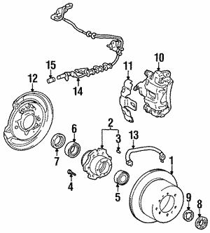 Genuine Toyota Steering Knuckle Bearing part# 90366-20003