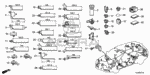 32121TA0A00 - Electrical/Exhaust/Heater/Fuel: BRACKET, CABIN WIRE HARNESS for Acura Image