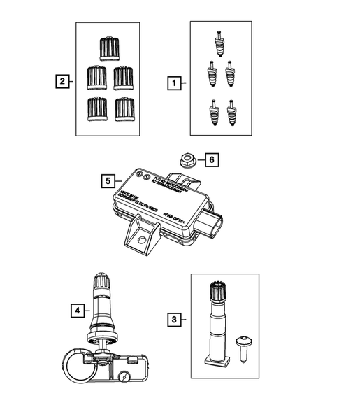 Tire Monitoring System for 2015 Dodge Journey #0