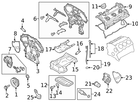 Engine Parts for 2015 INFINITI Q40 #5