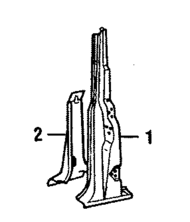 12196 - Body: Pillar for Jaguar Image