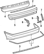 5215902010D3 - Body: Bumper Cover for Toyota: Corolla Image