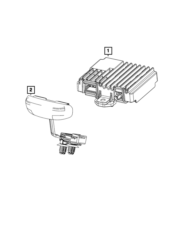 68640540AB - Electrical: Driver Monitoring Module for Mopar Image