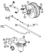 5183872AA - Brakes: Hex Lock Nut for Mopar Image image