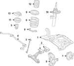 1743220100 - Suspension: Spring Insulator for Mercedes-Benz Image