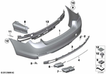 51127195513 - : Covering Rear for BMW Image