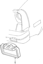 912767 - Electrical: Lamp Assembly for Chevrolet: Chevette | Pontiac: T1000 Image