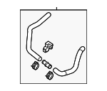 215173JV1A - Cooling System: Inverter Hose for Nissan Image