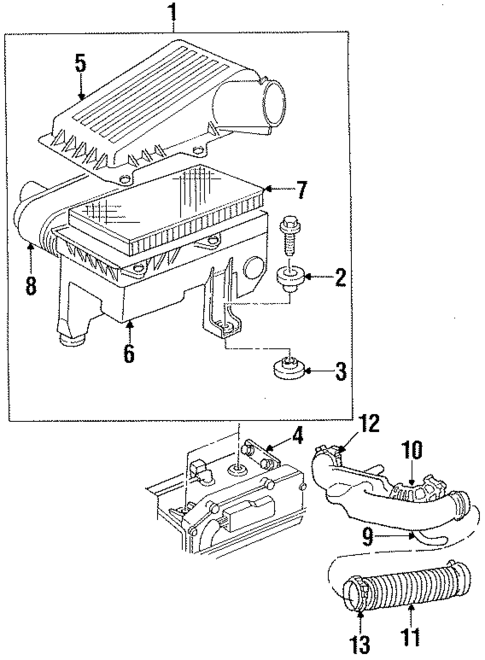 Air Intake for 1994 Chrysler Concorde #0