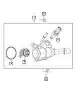 6102012 - Cooling: Hex Head Screw And Washer for Mopar Image
