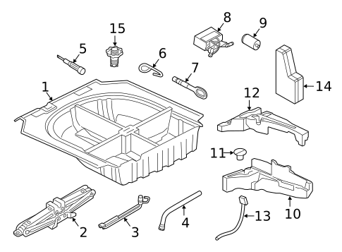 Jack & Components for 2015 Volkswagen Tiguan #2