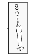 4851180083 - : 2001-2004 Toyota Tacoma - Shock Absorber (Left, Right, Front) for Toyota: Tacoma Image