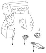 1242401717 - Engine: Front Mount for Mercedes-Benz Image