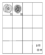 52013763AA - : Aluminum Wheel for Dodge: Dakota Image