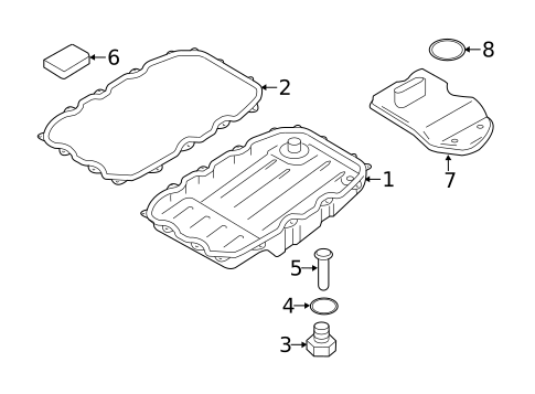 Transaxle Parts for 2012 Volkswagen Touareg #0