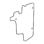 10380463 - : Radiator Air Deflector for Saab: 9-7x Image