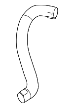 19258420 - : Radiator Outlet Hose for Saab: 9-7x Image