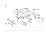 2203501441 - Rear Axle: Axle Carrier for Mercedes-Benz: S55 AMG Image