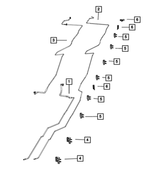 57008756AA - Fuel and Accelerator Pedal: Fuel Vapor Tube for Mopar Image