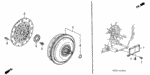 21350P8A000 - Engine: COVER, TORQUE CONVERTER CASE for Honda Image