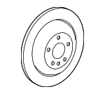 1644231312 - Brakes: Disc Brake Rotor for Mercedes-Benz Image